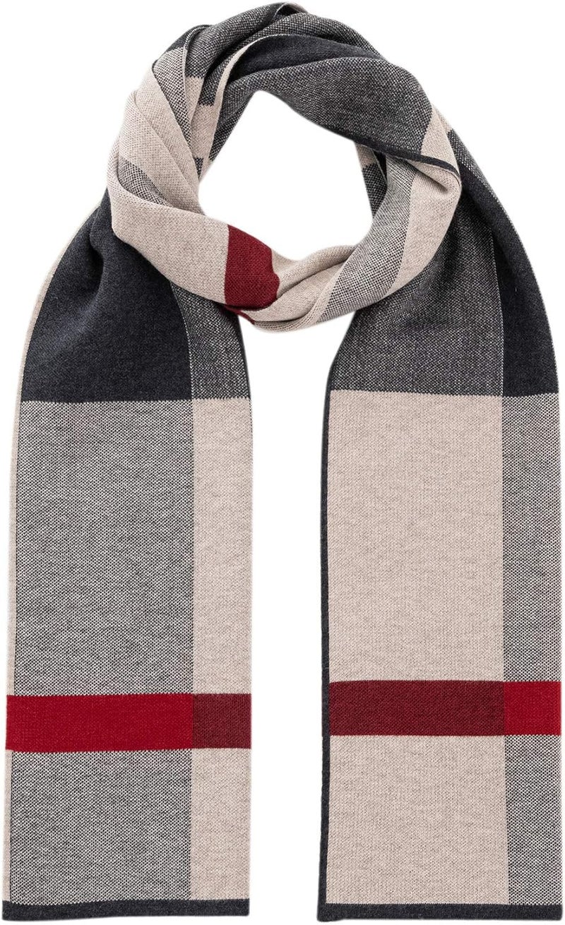 Lallier Men's Merino Wool Scarf, Long Winter Neckwear with Gift Box - Image 3
